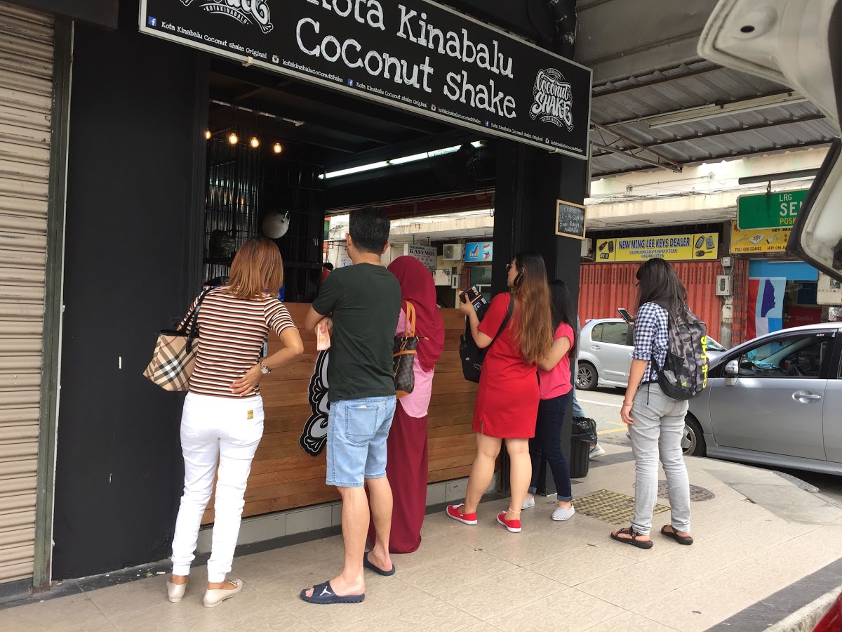 Kota Kinabalu Coconut Shake Reviewbah