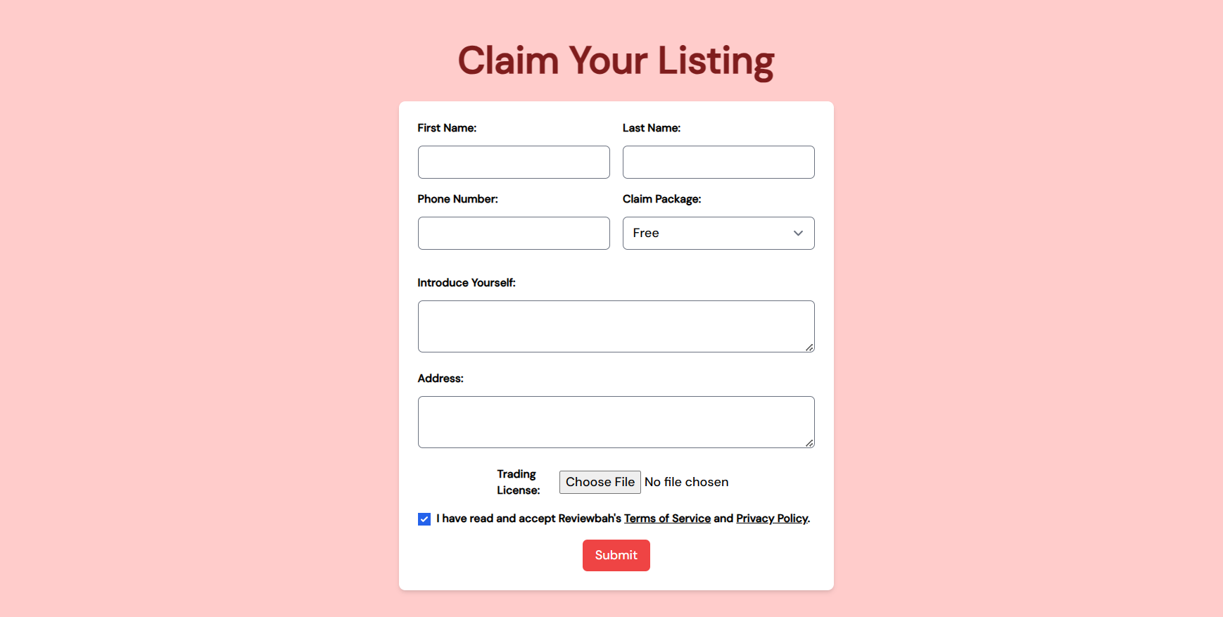 How to Claim Listing in Reviewbah | Reviewbah