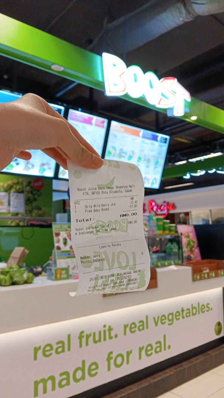 Photo of Boost Juice Bars Suria Sabah - Kota Kinabalu, Sabah, Malaysia
